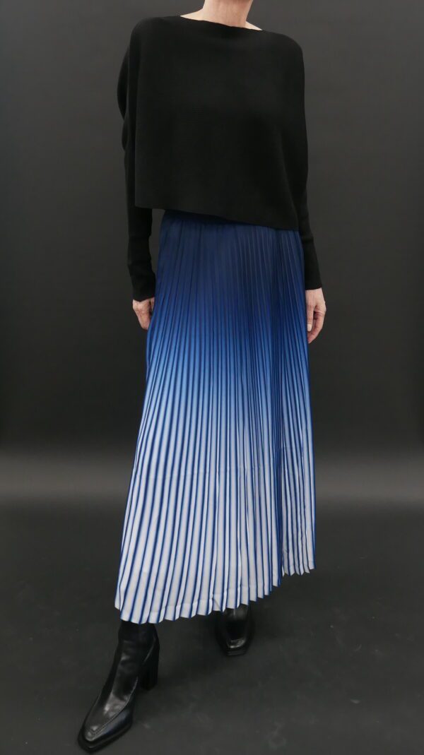 LEO & UGO SWEATER PLEATED OMBRE SKIRT - Image 2