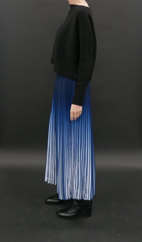 LEO & UGO SWEATER PLEATED OMBRE SKIRT - Image 5