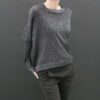 AVANT TOI MAGLIA G/COLLO OVER CARRE' HAND PAINTED NERO - Image 2