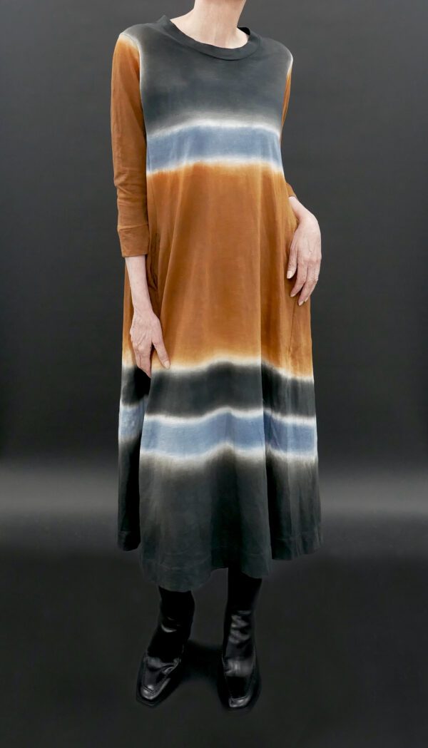 GILDA MIDANI MARIA DRESS IN RUST WAY - Image 3