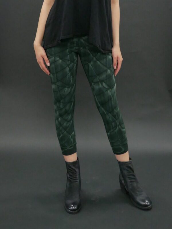 CROPPED LEGGINGS CEDAR GREEN SWIRL - Image 2