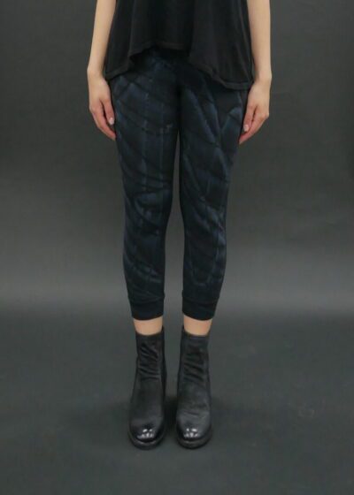 Girl wearing a dark blue color pant