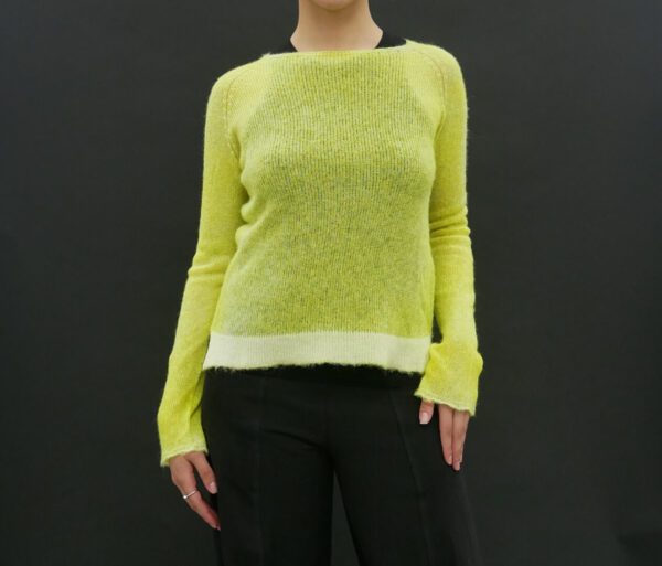 PLOUMANAC'H  LIME CAMBUS SWEATER