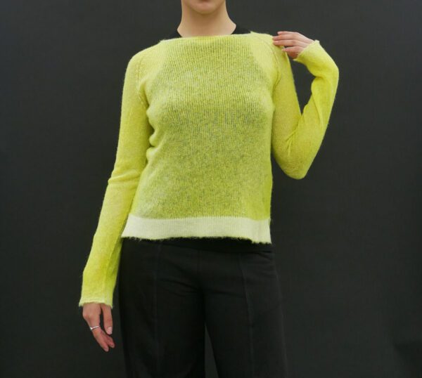 PLOUMANAC'H  LIME CAMBUS SWEATER - Image 4