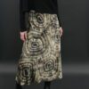 ANNIE TURBIN SILK CHARMEUSE BIAS SKIRT IN KHAKI GEODE - Image 4
