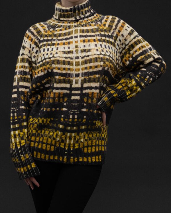 PRINTED ARTWORKS 6 PLY CASHMERE FEME SWEATER - Image 3