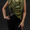 QUADRELLO FOULARD STAMPA IN N/LICHEN - Image 2