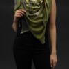 QUADRELLO FOULARD STAMPA IN N/LICHEN - Image 3