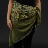 QUADRELLO FOULARD STAMPA IN N/LICHEN - Image 4