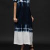 GILDA MIDANI MARIA SHORT SLEEVE DRESS IN DEEP DIVE - Image 2