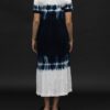GILDA MIDANI MARIA SHORT SLEEVE DRESS IN DEEP DIVE - Image 4