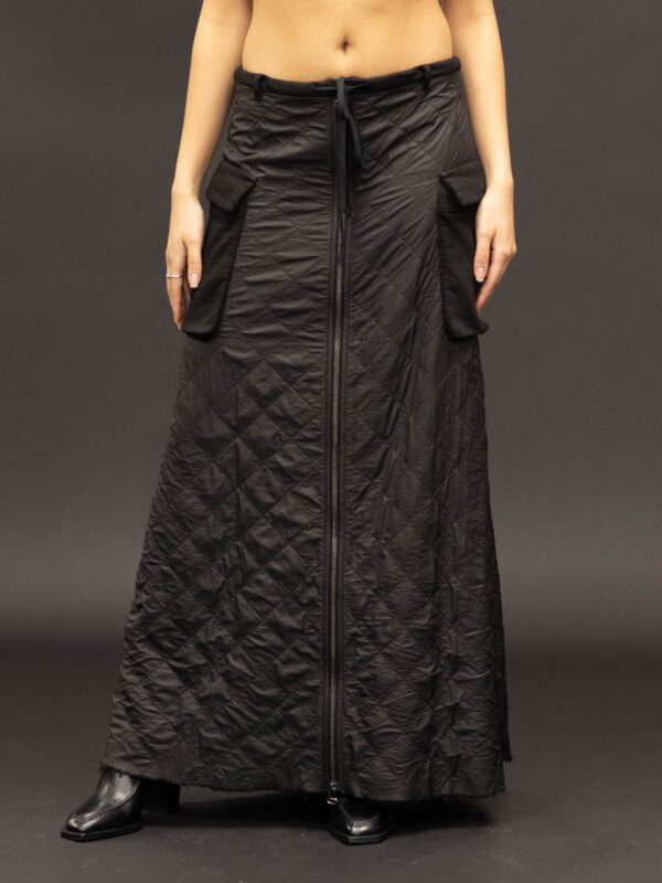 MASNADA GONNA LUNGA OME/ SKIRT IN BLACK - Image 3