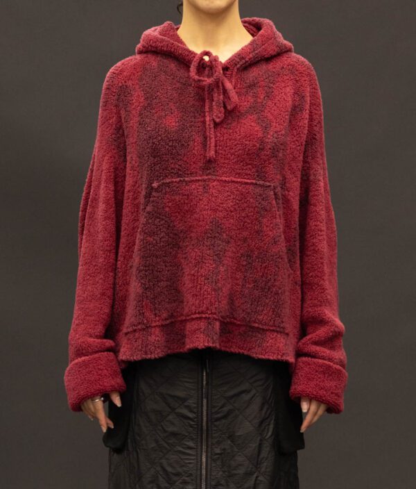 MASNADA RASPBERRY CASHMERE PULLOVER