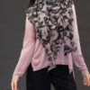 AVANT TOI STOLA CASHMERE STAMPA FARFALLE IN ENGLISH ROSE