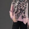 AVANT TOI STOLA CASHMERE STAMPA FARFALLE IN ENGLISH ROSE - Image 4