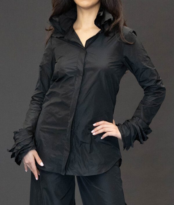 KATHARINA HOVMAN DECO SHIRT IN BLACK