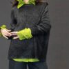 AVANT TOI MAGLIA BRUSHED COTTON IN NERO - Image 3