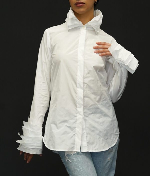 KATHARINA HOVMAN DECO SHIRT IN WHITE - Image 3