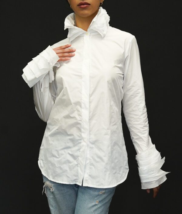 KATHARINA HOVMAN DECO SHIRT IN WHITE - Image 2