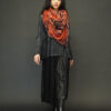 AVANT TOI LIGHTWEIGHT HAND-PAINTED PONCHO - Image 4