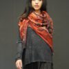 AVANT TOI LIGHTWEIGHT HAND-PAINTED PONCHO - Image 5