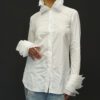 KATHARINA HOVMAN DECO SHIRT IN WHITE