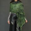 FISSORE CASHMERE SCARF IN AVOCADO - Image 2