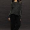 AVANT TOI BRUSHED EFFECT ROUND NECK PULLOVER IN NERO VERDERAME - Image 2