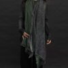 AVANT TOI BRUSHED EFFECT ROUND NECK PULLOVER IN NERO VERDERAME - Image 5